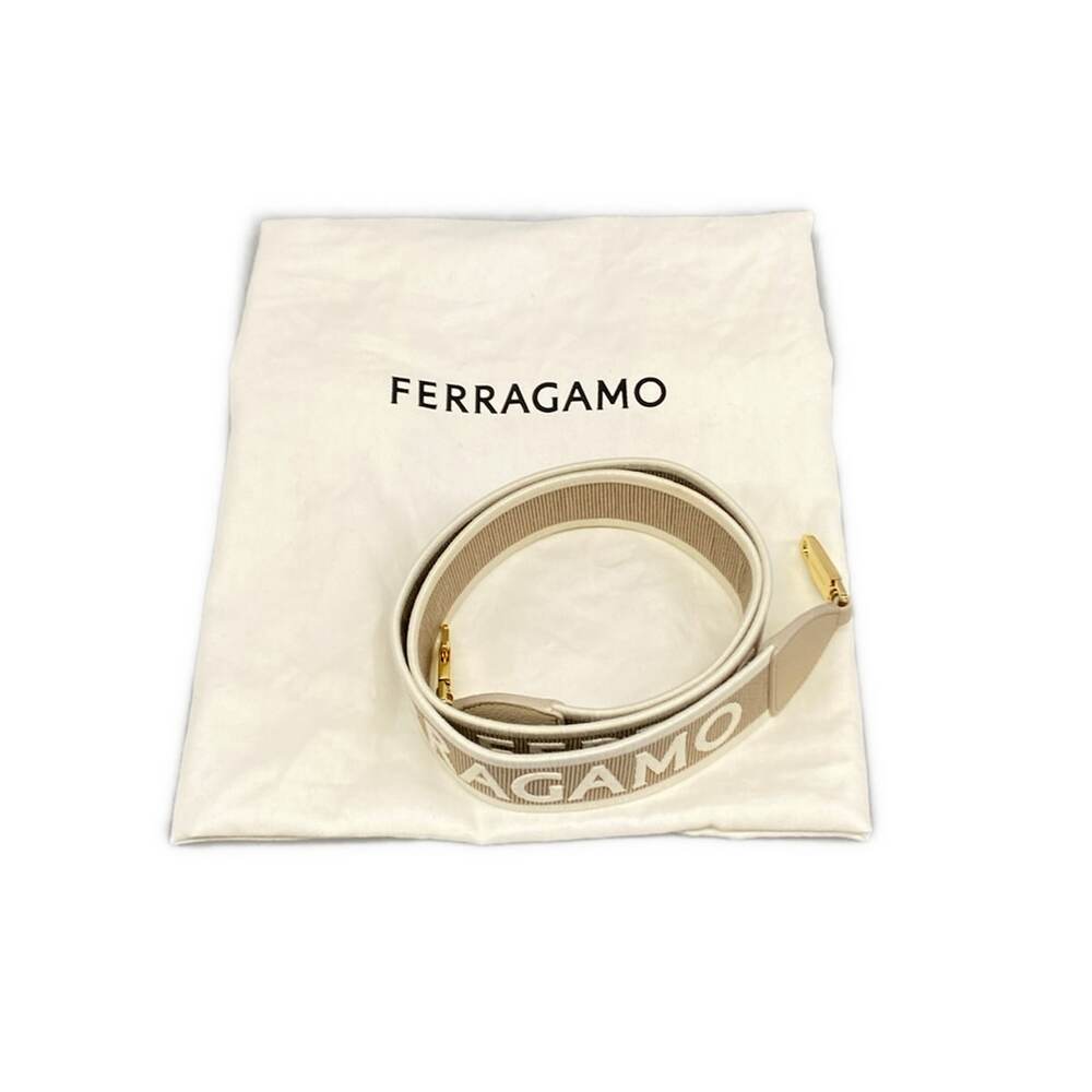 Salvatore Ferragamo Hobo Bag (S) Shoulder Bag 219873 Stone (light beige) - Picture 8 of 15